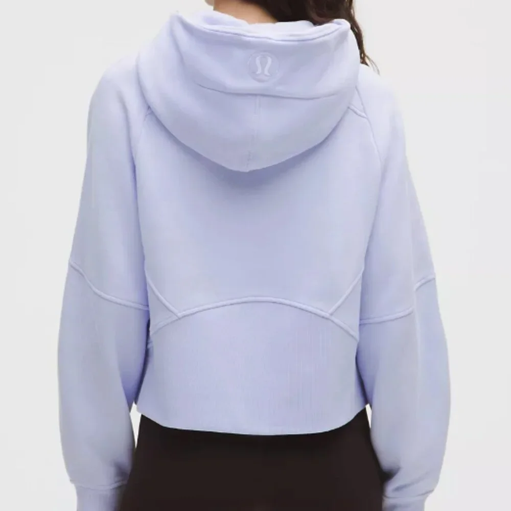 New Lululemon Scuba Oversized Full-Zip Hoodie 'Serene Blue' Size XS/S